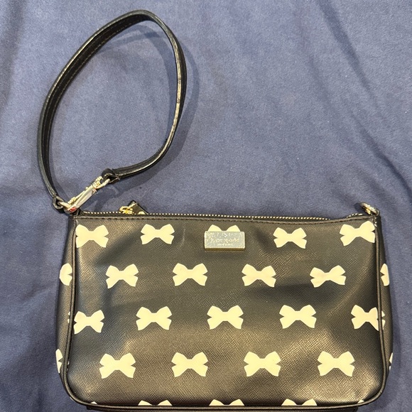 kate spade Black Bow-Print Bag - Picture 6 of 6